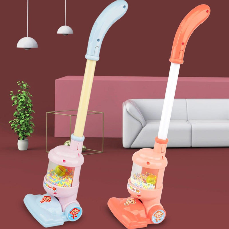 Brinquedo Aspirador de Pó Infantil Luminoso