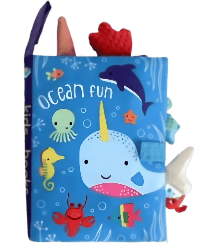 Livro Sensorial Infantil Montessori - Caçando Aventuras | Presente que Estimula Tato e Criatividade