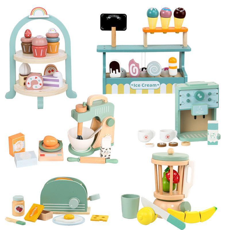 Brinquedo Liquidificador em madeira Montessori- MasterChef Infantil
